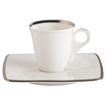 6 Tasses à Moka SD One platine Guy Degrenne